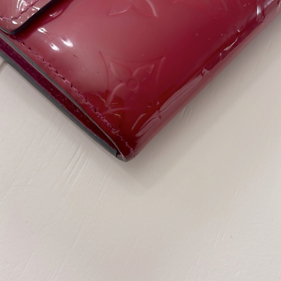 Louis Vuitton Monogram Vernis Porte Feuille Sarah Long Bifold Snap Wallet - Picture 7 of 17